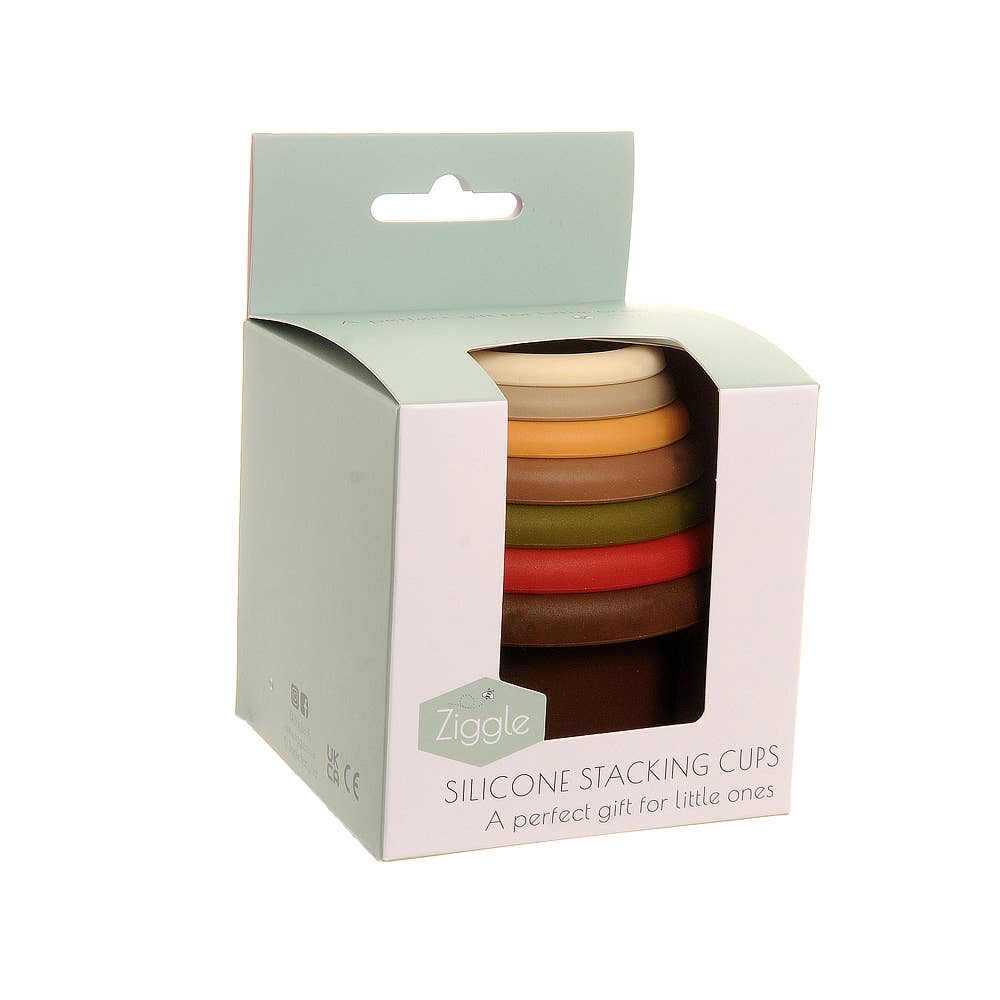 Silicone Stacking Cups: Various colours available