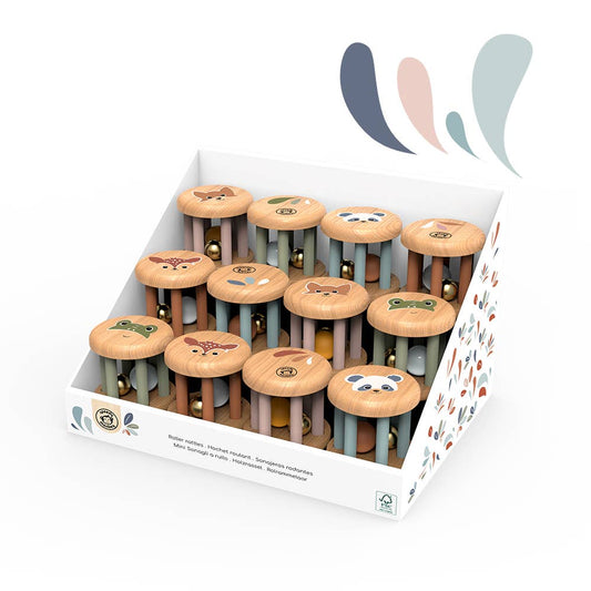 Speedy Monkey Roller Rattle with Bell