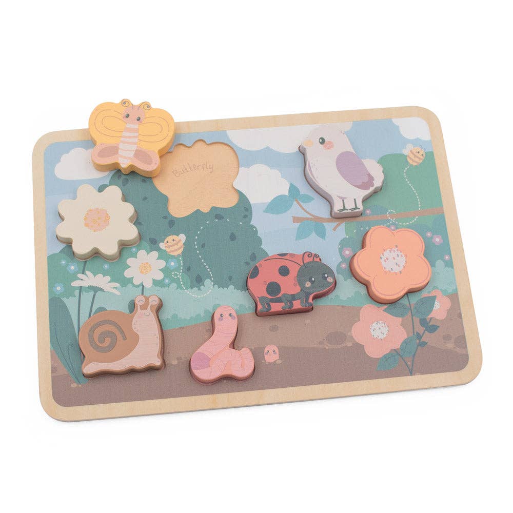 Chunky Wooden Garden Puzzle