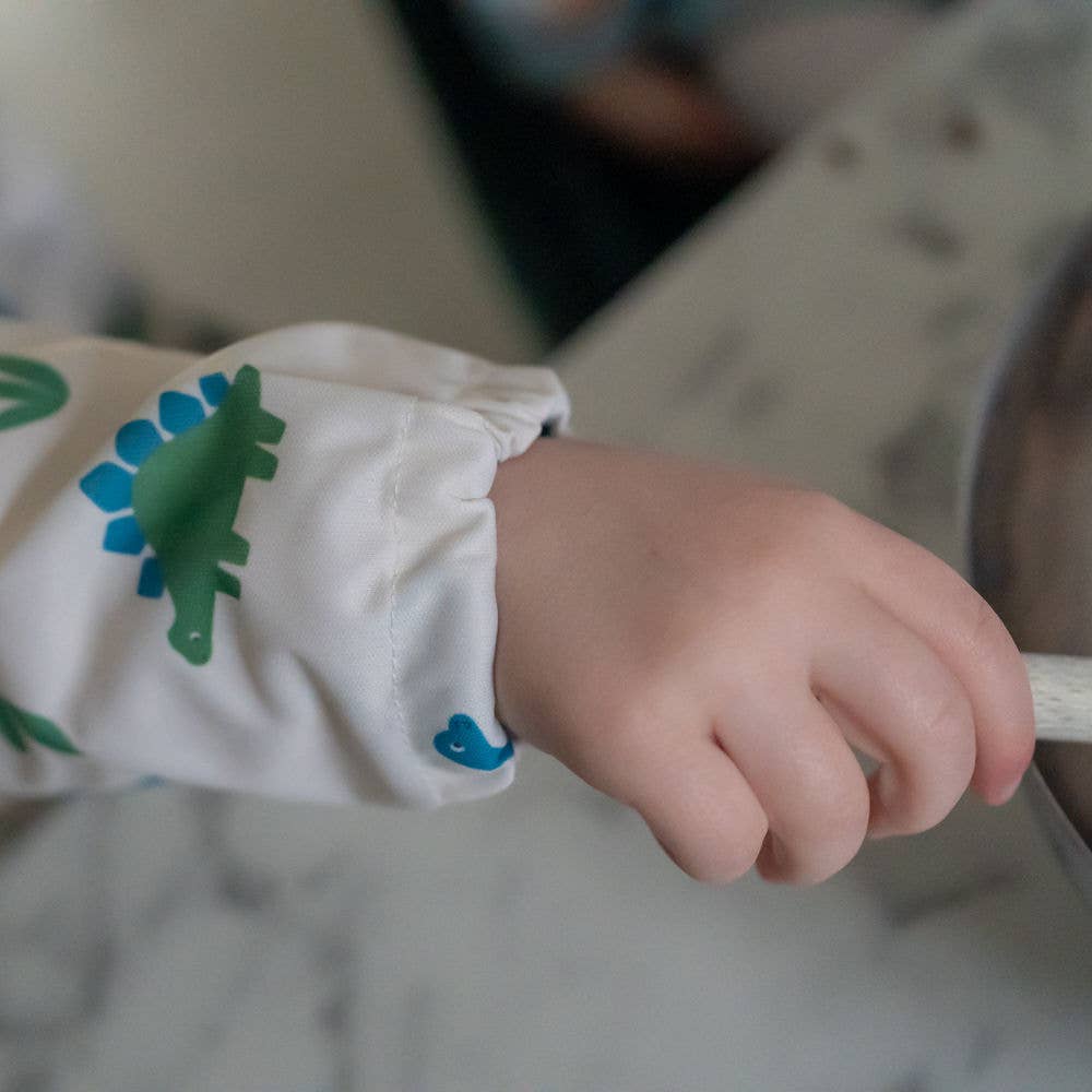 Coverall Feeding Bib - Dinosaur