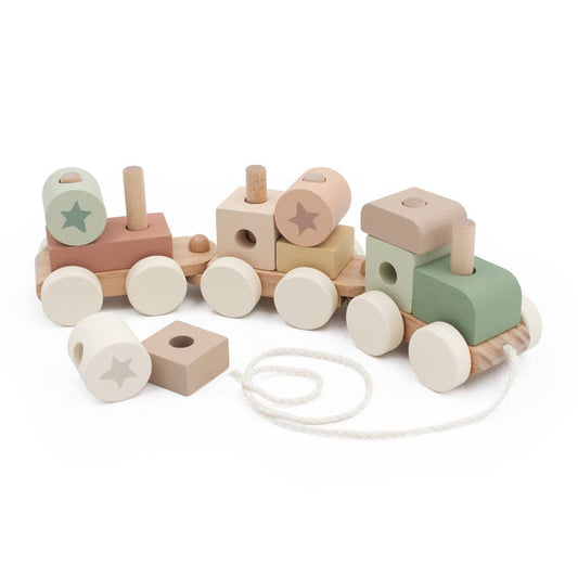 JUMINI Wooden Stacking Train