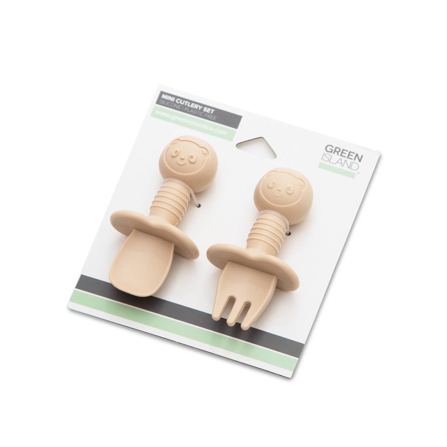 Silicone Baby Cutlery Set: Mulberry