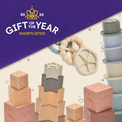 Safari Silicone Stacking Cubes