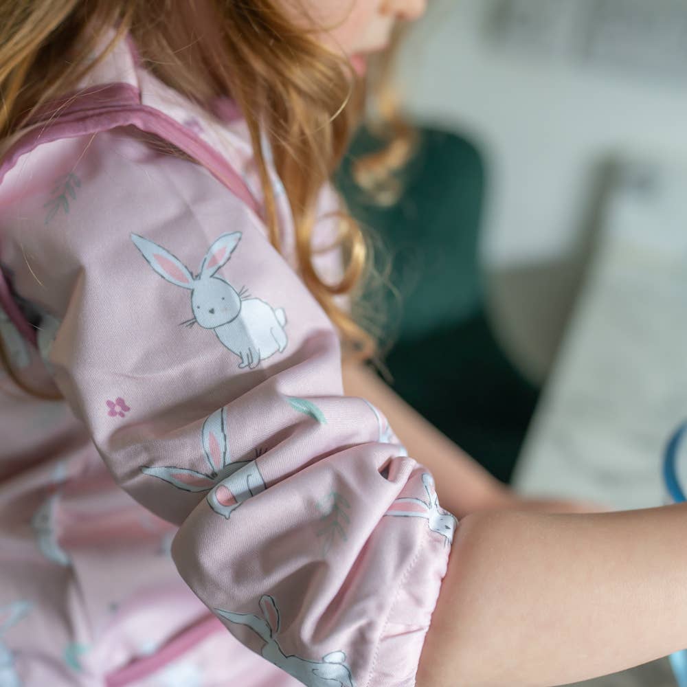 Coverall Feeding Bib - Bunnies