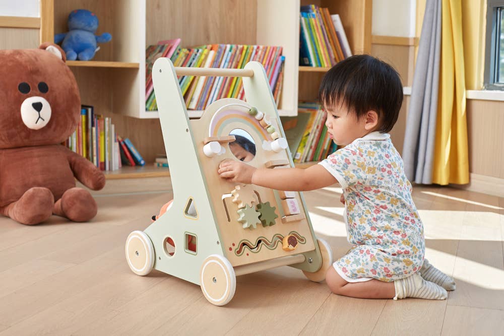 Wooden Activity Baby Walker