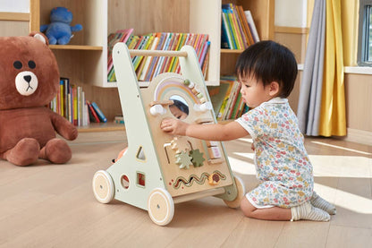 Wooden Activity Baby Walker