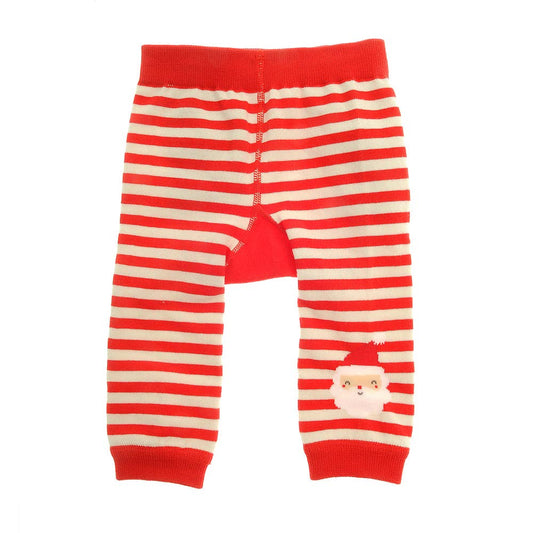 Santa Leggings and Socks Set: 0-6 months