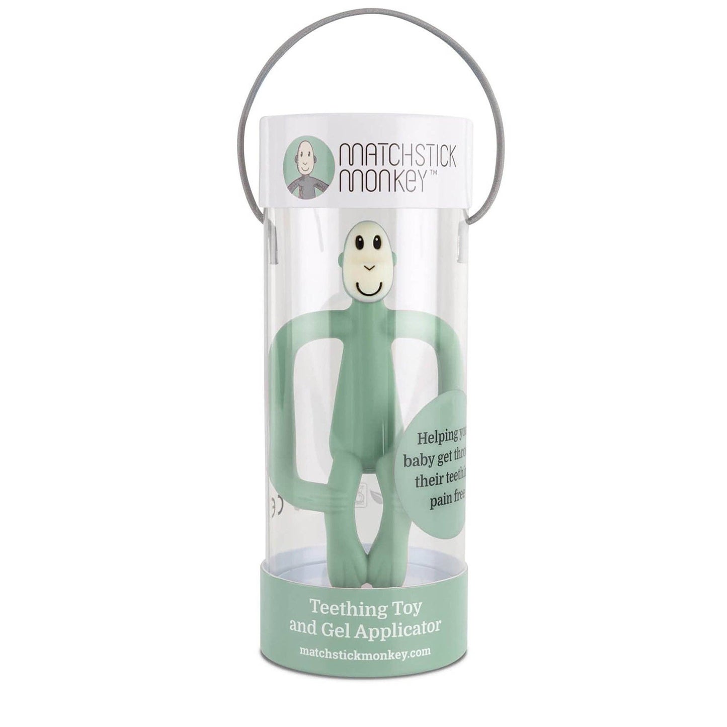 Original Matchstick Monkey Teether: Mint Green