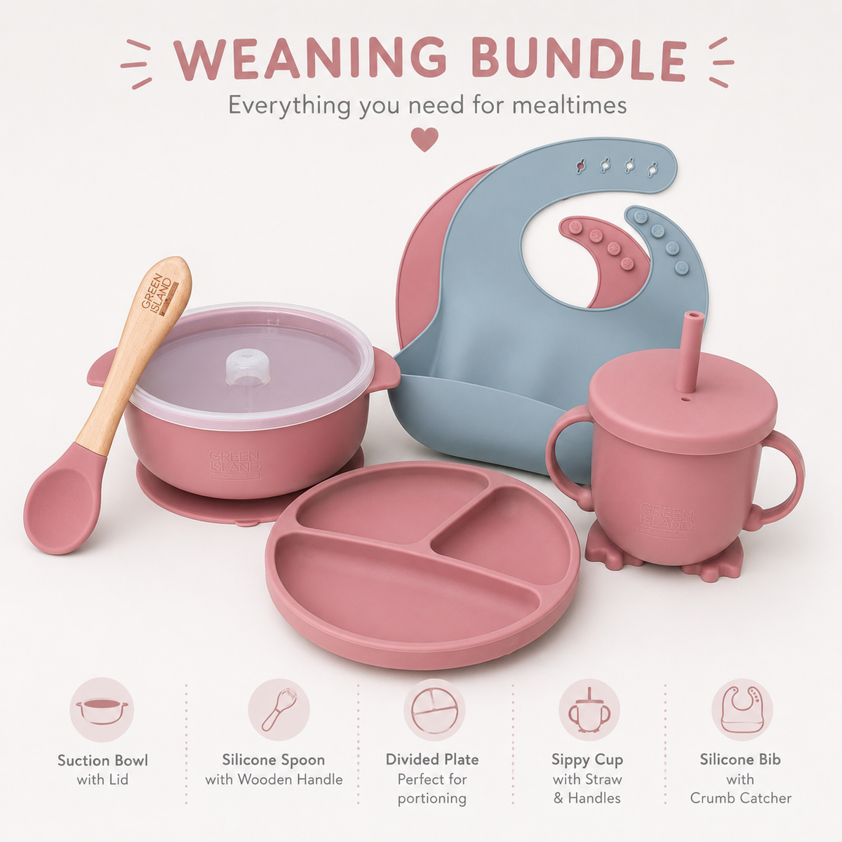 Weaning Essentials Bundle: Various Colours