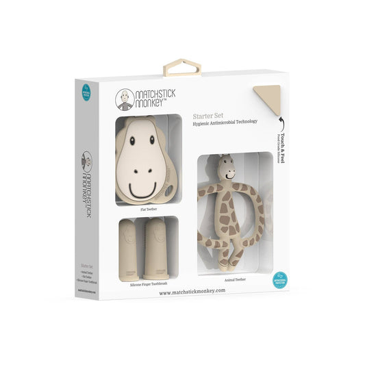 Matchstick Monkey Gigi Giraffe Teething Starter Set