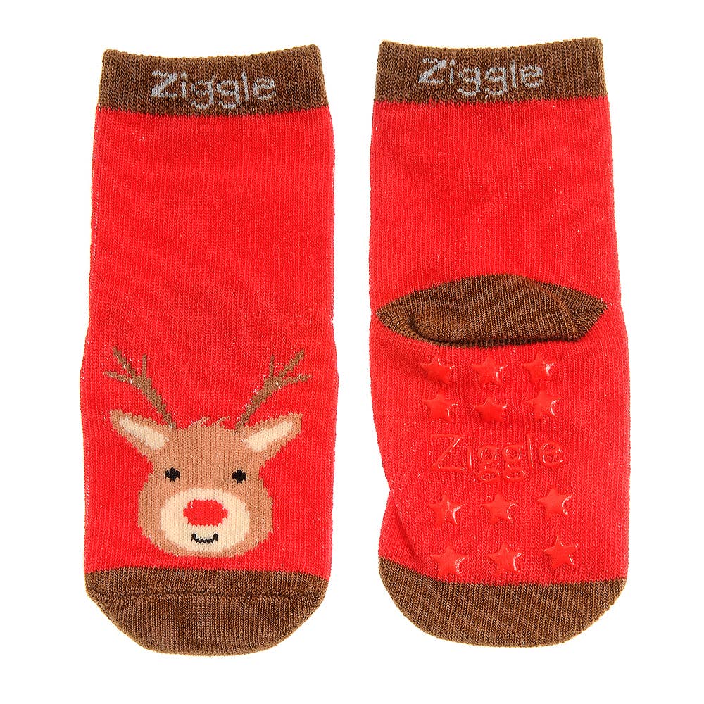 Reindeer Leggings and Socks Set: 0-6 months