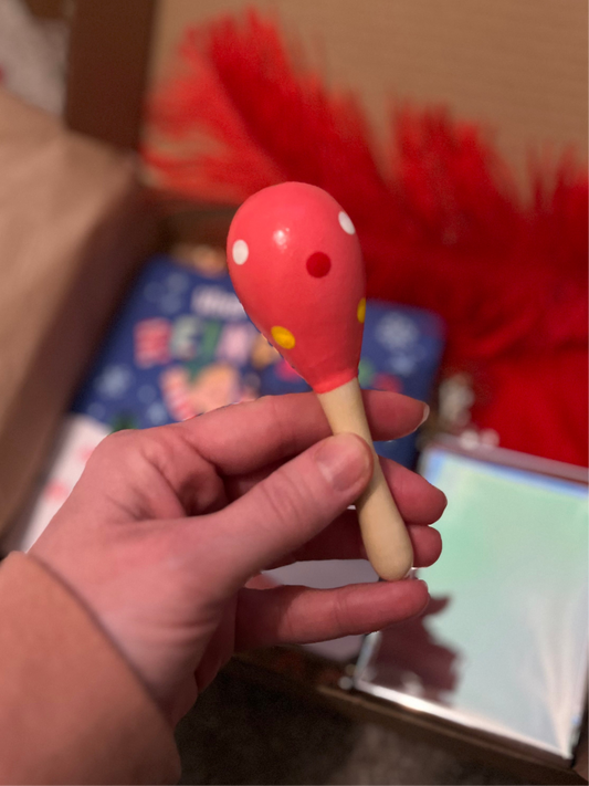 Mini Wooden Baby Maraca