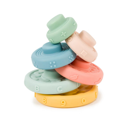 BabytoLove Stack & Learn Silicone Rings