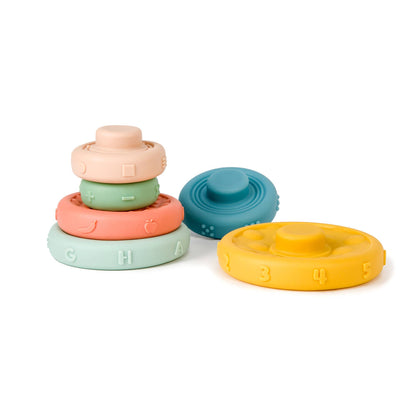BabytoLove Stack & Learn Silicone Rings