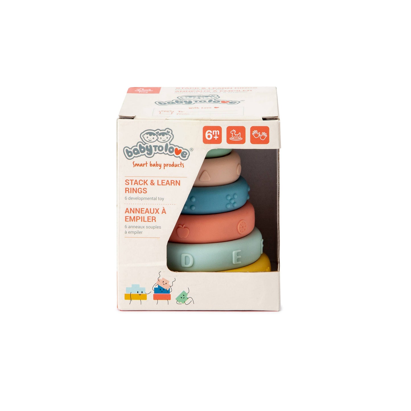 BabytoLove Stack & Learn Silicone Rings