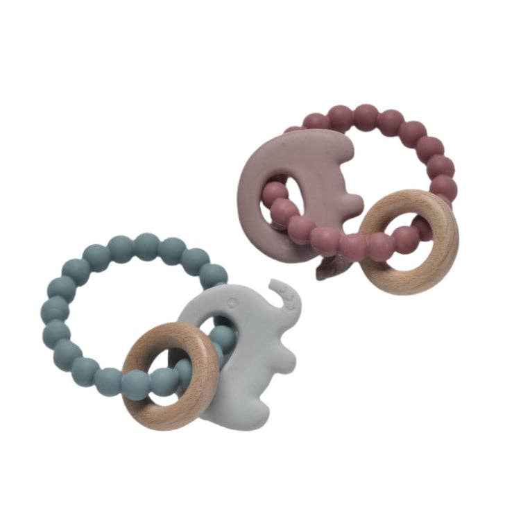 Elephant Teether Beads: Various colours available