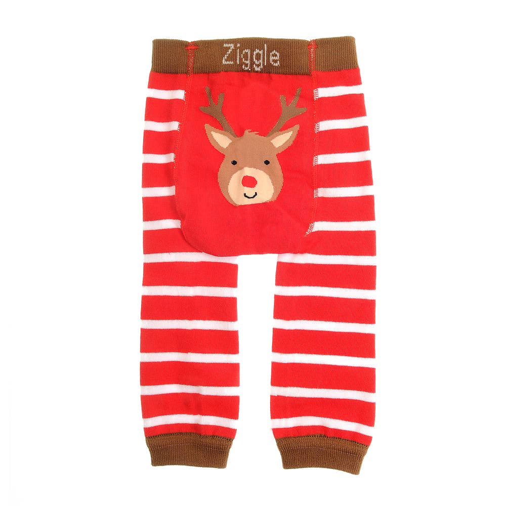 Reindeer Leggings and Socks Set: 0-6 months