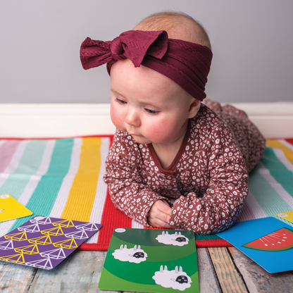 Colour Sensory Flash Cards For Babies (3+ Months) - Sensory Toy