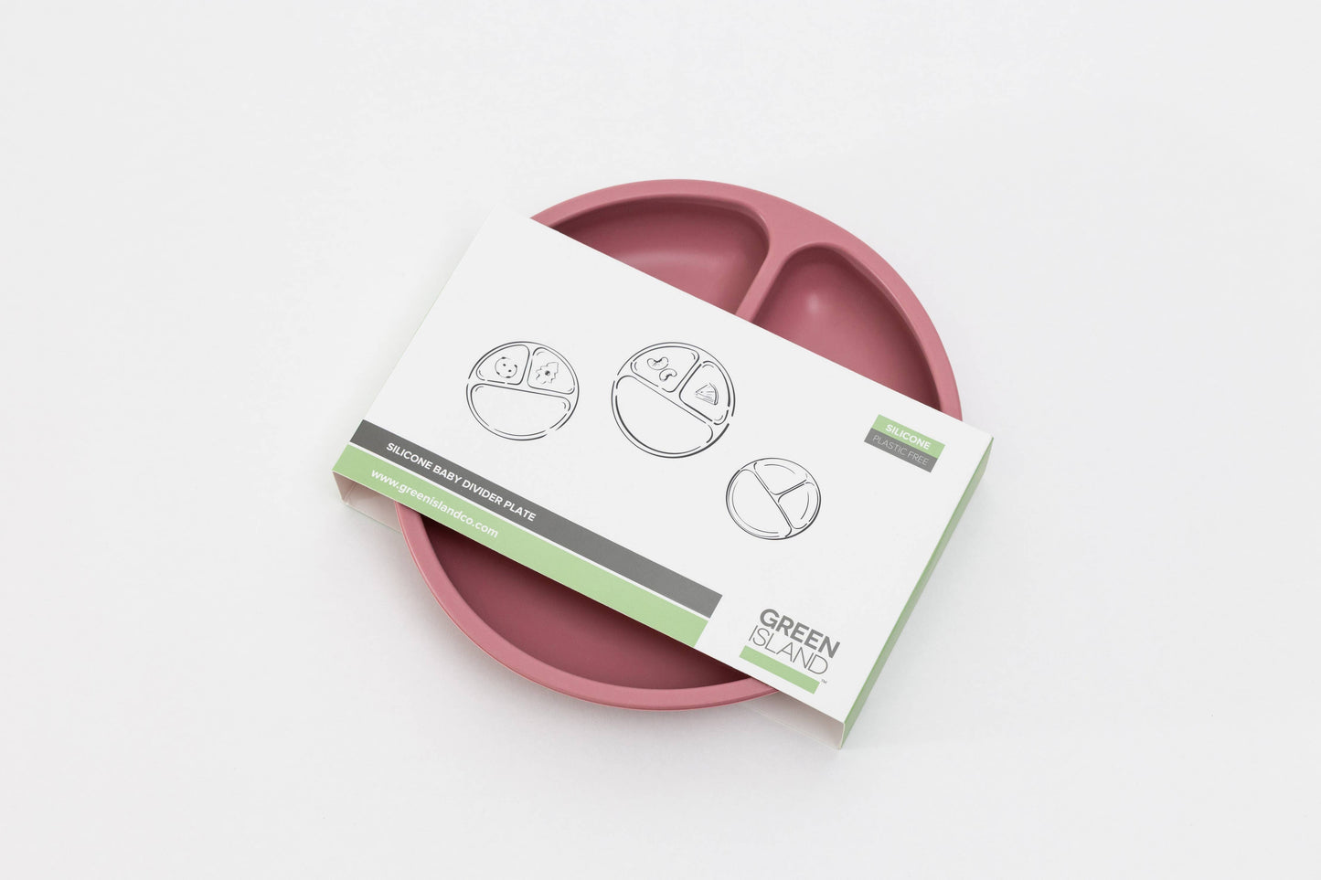 Baby Divider Plate: Mulberry