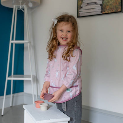 Coverall Feeding Bib - Bunnies