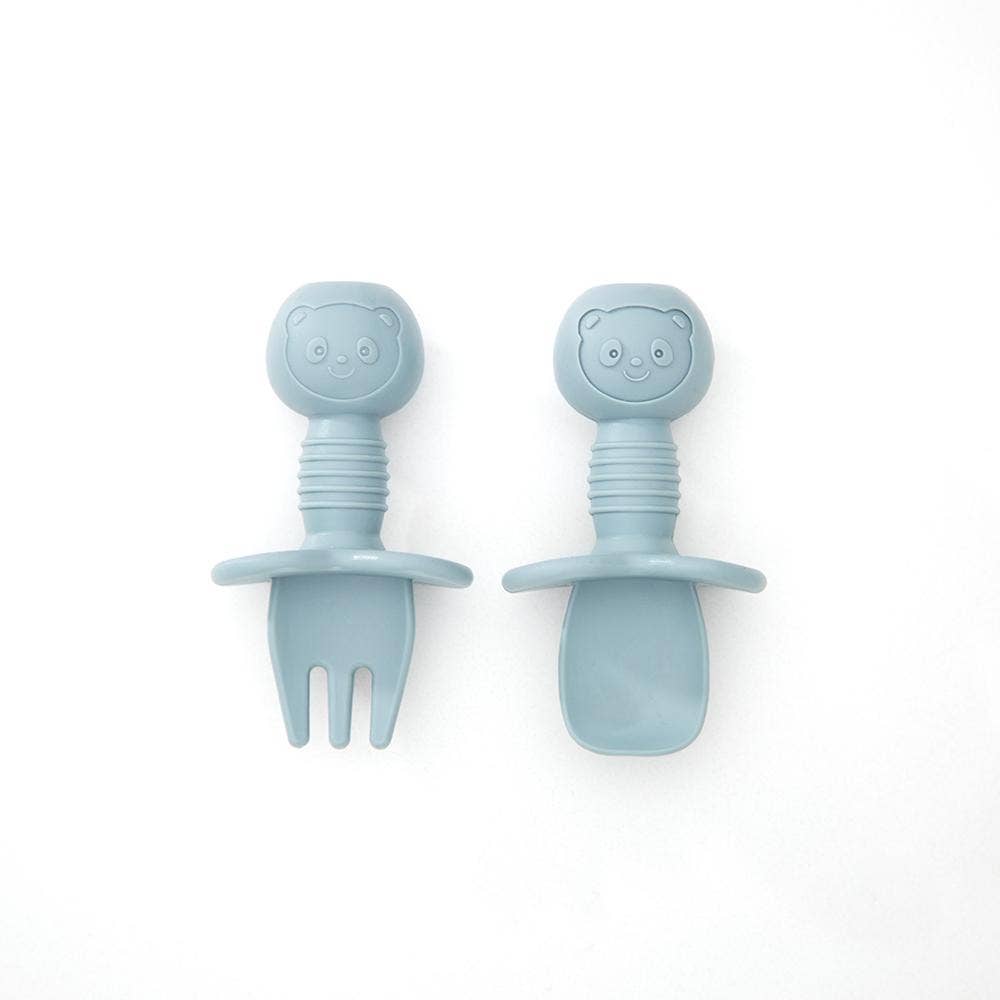 Silicone Baby Cutlery Set: Various Colours
