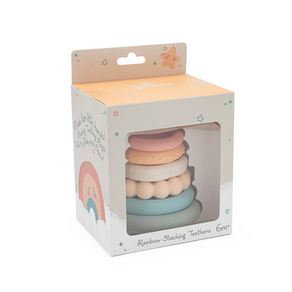 Silicone Rainbow Stacking Tower