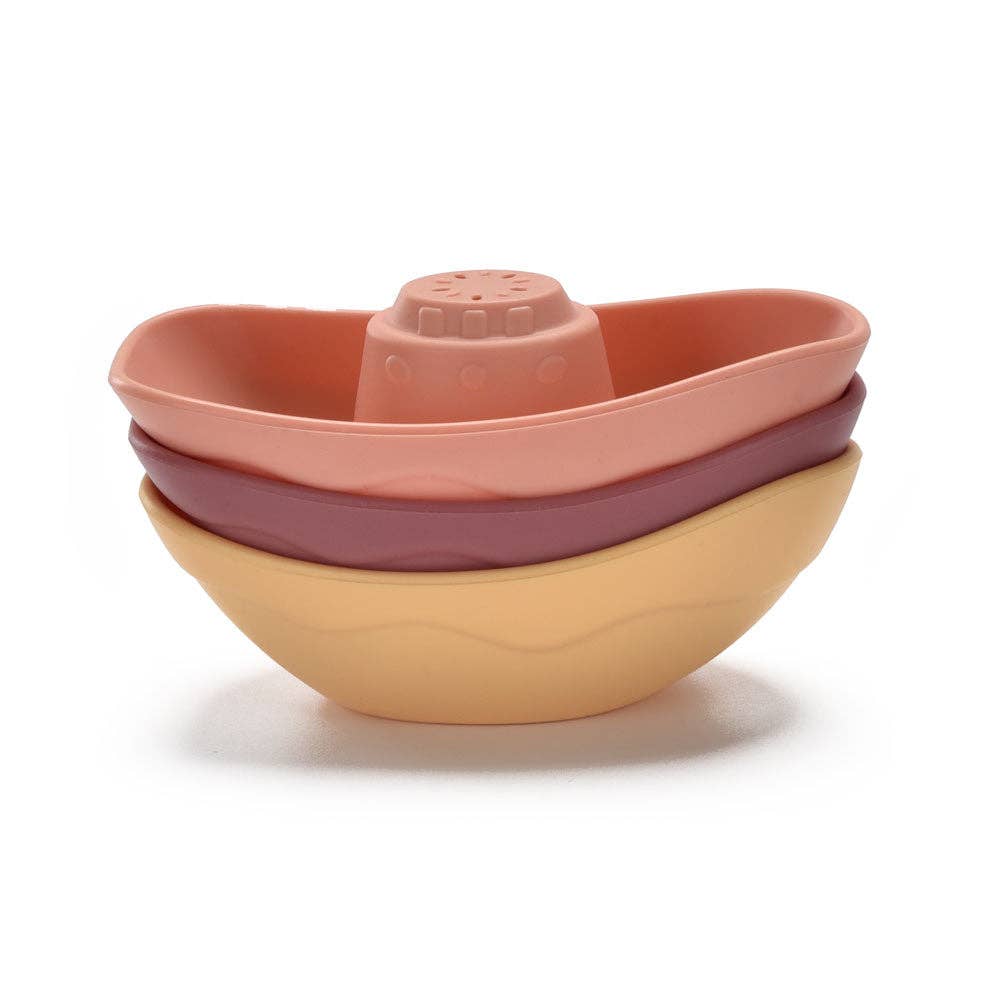 Silicone Stacking Bath Boats: Various colours available