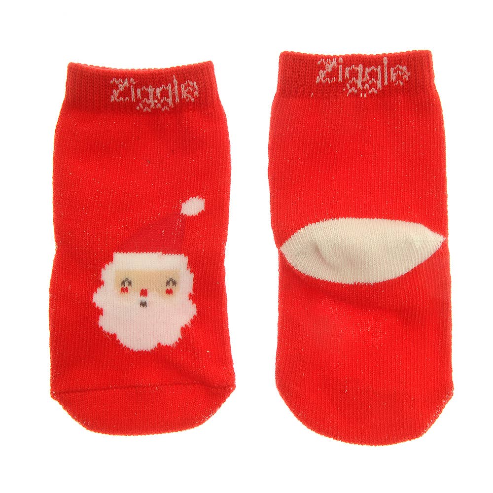 Santa Leggings and Socks Set: 0-6 months